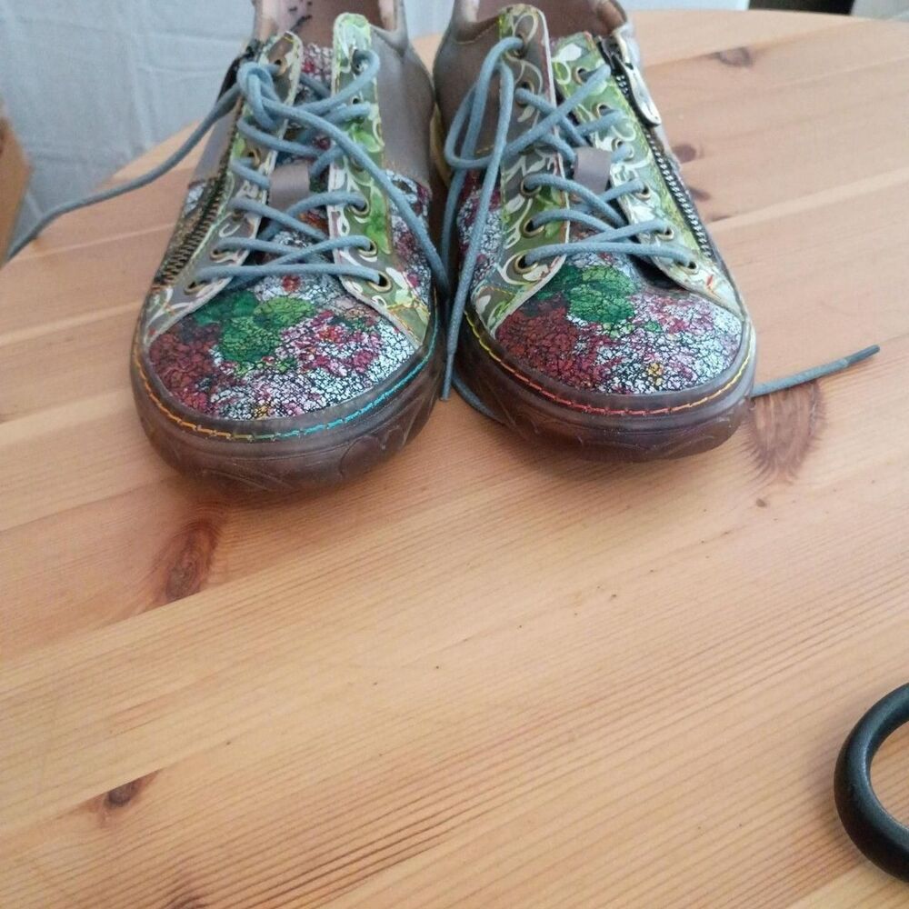 Spring-step Comfort old money hand-painted Women's Trainers - Picture 4 of 8
